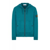 Stone Island 61620 Autumn Winter Sweatshirt Fleecewear Dark Teal Green