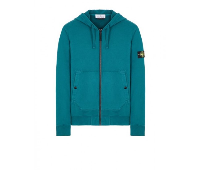 Stone Island 61620 Autumn Winter Sweatshirt Fleecewear Dark Teal Green