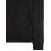 Stone Island 64151 Fall Winter Hooded Sweatshirt In Cotton Fleece Black