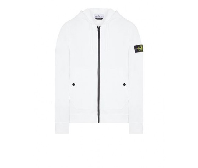 Stone Island 61620 Autumn Winter Sweatshirt Fleecewear White